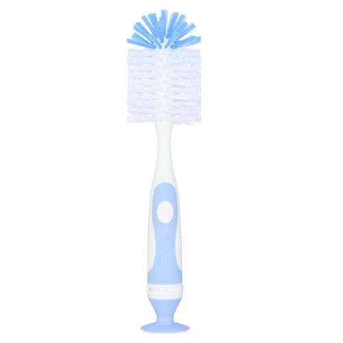 Brosses À Biberon En Nylon 2 En 1,Avec Support À Ventouse,Brosse De Nettoyage De Tasse,Outils De Nettoyage De Biberon En Nylon - Type Blue