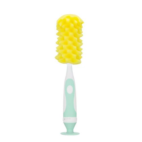 Brosse À Biberon Éponge 2 En 1 Avec Brosse À Tétons Et Tasse Unique En S,Brosse À Biberon Au Toucher Doux,Brosse De Nettoyage Multifonctionnelle - Type Green