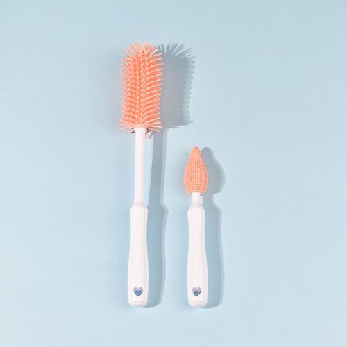 Brosse De Nettoyage De Bouteilles En Silicone,Sucette Pour Bébé,Épurateur De Paille,Grande Et Petite Brosse 360 ° Ensemble D'outils De Nettoyage De Cuisine Pour Le Lavage Des Tasses En Ver - Type D