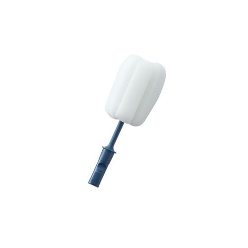 Éponge Amovible Biberon Tasse Brosse Longue Poignée Bouteille De Verre Lavage Nettoyage Brosses Nettoyant Goupillon Escova De Garrafa - Type Blue Head