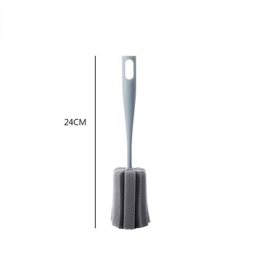 Brosse Pour Biberon D'allaitement Pour Bébé,Éponge Douce Pour Bouteille D'eau,Tasse En Verre,Articles De Nettoyage De Lavage,Manche Court Et Long Disponible - Type 24cm Blue
