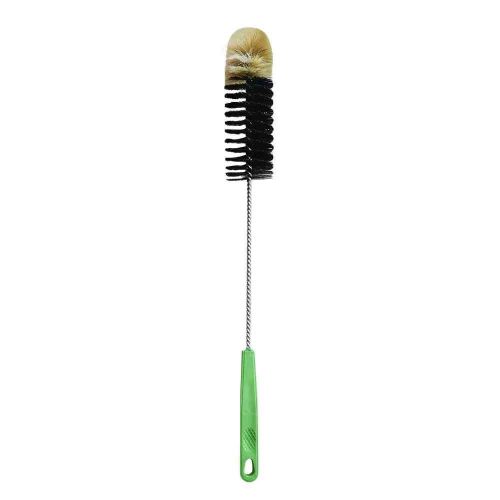 Brosse À Biberon À Long Manche,Brosse De Nettoyage De Biberon,Nettoyeur De Gobelets En Verre De Vin,Nettoyage De Cuisine,Brosses À Poils Naturels,Gommage - Type 1pc