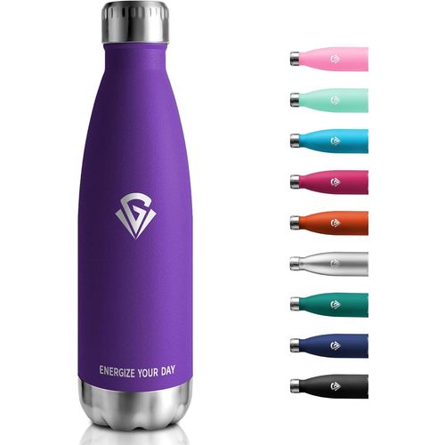 Bouteille Isotherme 750ml, Gourde Isotherme , Bouteille D'eau Acier Inoxydable À Double Paroi, Anti Fuite, Sans Bpa, Pour École, Bureau, Sport, Yoga, Outdoor, Facile À Transporter