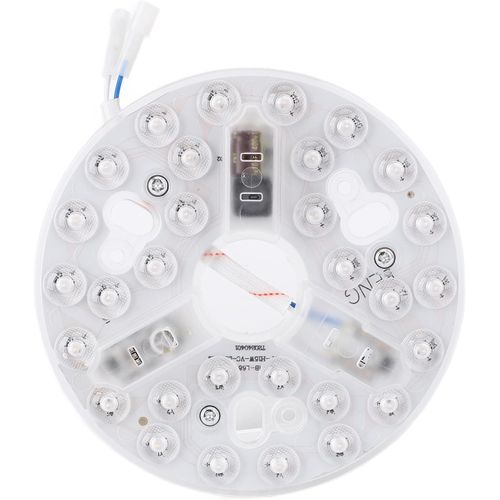 Ventilateur de Plafond Remplacement de Lumière LED 15W Kit de Rétrofixation Dimmable 3CCT avec Fonction de Mémoire Universal Aluminium Base Compatible avec la Plupart