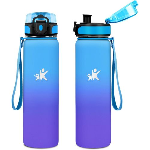 Gourde Inox 1l, Gourde Isotherme Sans Bpa, Gourde Sport, , Bouteille D'eau Acier Inoxydable À Double Paroi Pour Enfant & Adulte, École, Bureau, Outdoor, Sport