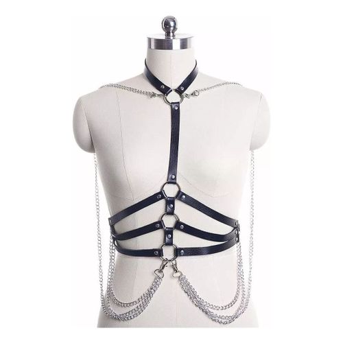 Chaînes De Corps En Cuir, Ceintures Tendance Punk Pour Femme