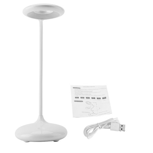 Hjlian Lampe De Bureau Led A Capteur Tactile, Longue Et Flexible, Luminosite Reglable