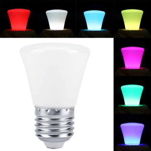 Hjlian Ampoule Led Rgb E27 Ac150-250 V 3 W, Ampoule Intelligente Coloree Pour Eclairage De Festival, Tete Plate