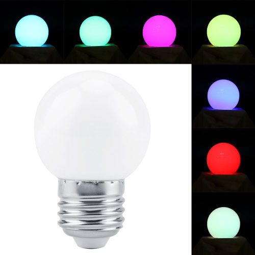 Hjlian Ampoule Led Rgb E27 Ac150-250 V 3 W, Ampoule Intelligente Coloree Pour Eclairage De Festival, Tete Ronde