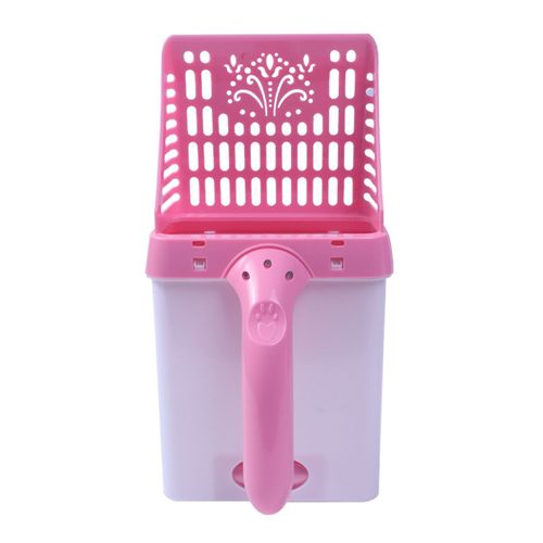Hjlian Pelle A Litiere Pour Chat Integree Transfrontaliere, Ramasseur De Matieres Fecales Amovible, Poubelle, Pelle, Ensemble En Plastique