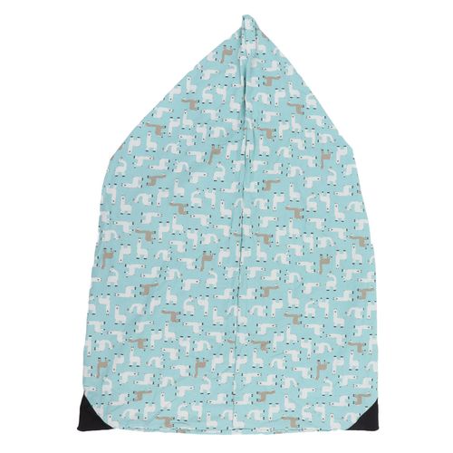 Hjlian Housse De Pouf De Rangement Pour Animaux, Motif Triangle Bleu, Sans Remplissage, Pour La Maison