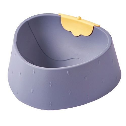 Hjlian Gamelle Antiderapante Et Resistante Aux Collisions Pour Animaux De Compagnie, Mignonne, En Forme De Fraise, Pour Chien Et Chiot, Violet Fonce