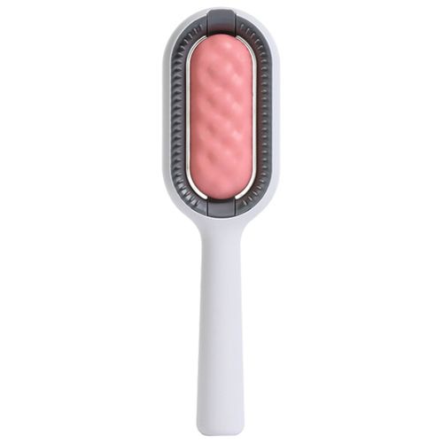 Hjlian (Sans Lingettes Humides, Modele Rose A Poils Longs) Brosse Pour Chat Avec Lingettes Humides Pour Le Nettoyage Et Le Toilettage Des Animaux