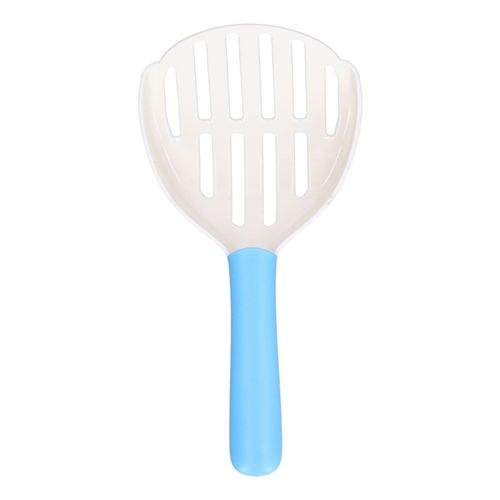Hjlian Pelle A Litiere Pour Chat, Pelle A Crottes Profonde Pour Chien Et Chat, Nettoyeur De Litiere En Plastique Pour Toilettes (Blanc Et Bleu)