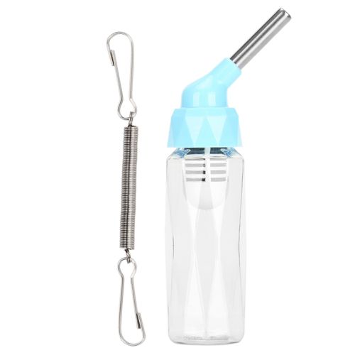 Hjlian Fontaine A Eau Pour Hamster 80 Ml, Golden Bear, Cochon D'inde, Lapin, Bouilloire Pour Animaux De Compagnie, Bleu