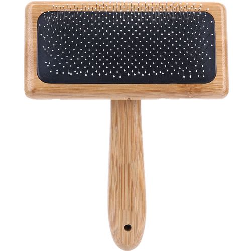 Hjlian Brosse De Toilettage En Bois Pour Animaux De Compagnie, Peigne A Aiguille Souple Pour Chiots, Convient Aux Chiens De Taille Moyenne Et Grande