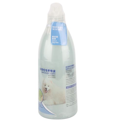 Hjlian Shampoing Pour Chien 500 Ml, Elimine Les Odeurs, Shampoing Naturel Pour Animaux De Compagnie, Pour Chiens Aux Poils Blancs Et Clairs