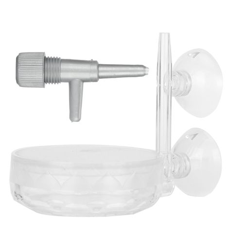 Hjlian Mini Diffuseur De Co2 En Acrylique Transparent Pour Aquarium, Accessoire A Ventouse