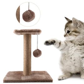 Hjlian Arbre A Chat Fait Main En Corde De Sisal Pour Chaton (Kaki)