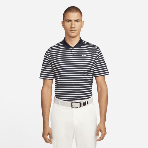 Polo De Golf À Rayures Nike Dri-Fit Victory Pour Homme - Bleu