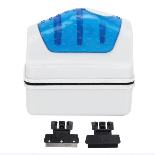 Hjlian Brosse Magnetique Double Face Pour Aquarium, Grattoir Flottant Pour Vitres, Outil De Nettoyage Zy-01m