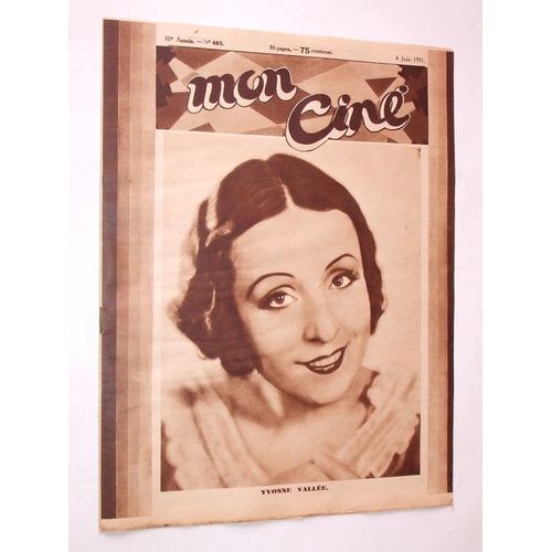 Mon Ciné  N° 485 : Yvonne Vallée