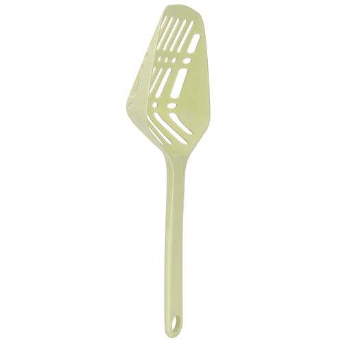 Hjlian Grande Pelle A Litiere Triangulaire En Polypropylene Pour Chat, Outil De Nettoyage, Fournitures Pour Animaux De Compagnie Avec Crochet Arriere, Vert