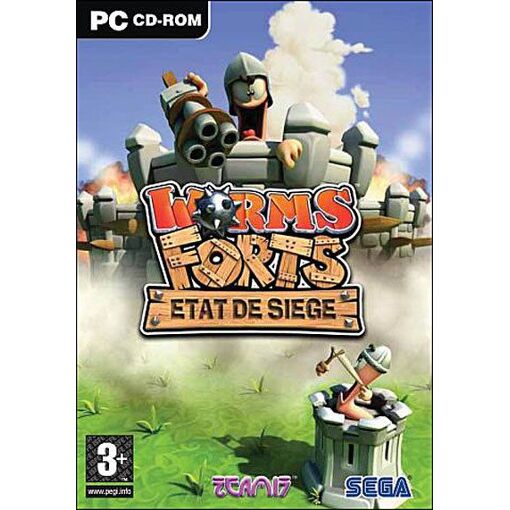 Worms Forts : Etat De Siège Sur PC - Jeu Complet Bon état