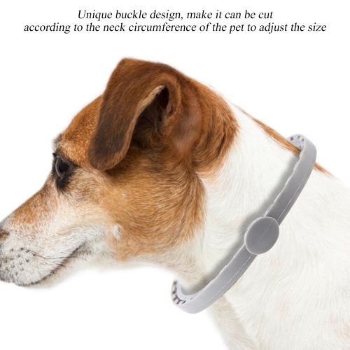 Hjlian Collier Reglable Et Etanche Pour Chien, Anti-Tiques, Anti-Puces, Anti-Moustiques