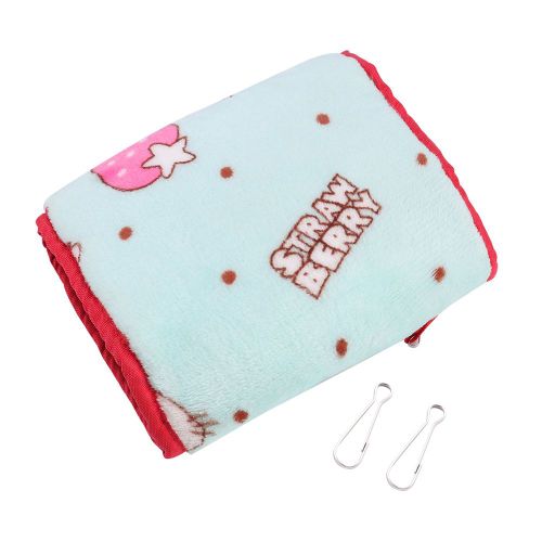 Hjlian Sac De Couchage Suspendu En Coton Pour Perroquet, Hamster, Ecureuil, Herisson (20 X 13 Cm, Cyan)