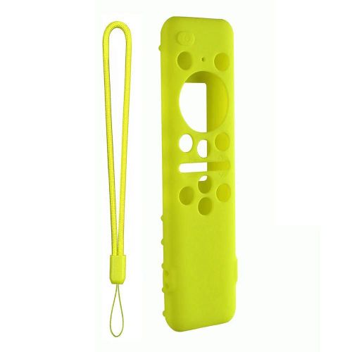 Étui de protection en Silicone pour télécommande Samsung BN59-01432A 01432B, antichoc, antidérapant, pour Smart TV, manchon souple avec lanière-Vert