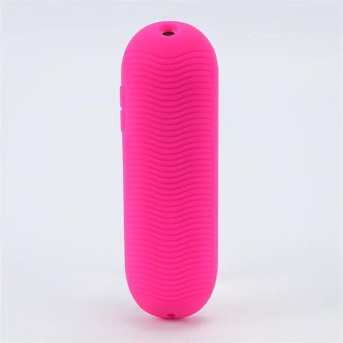 Étui de protection en Silicone pour télécommande SmartTV Google Chromecast 2020, antidérapant, souple et Durable, coque de protection antichoc-Rose Rouge