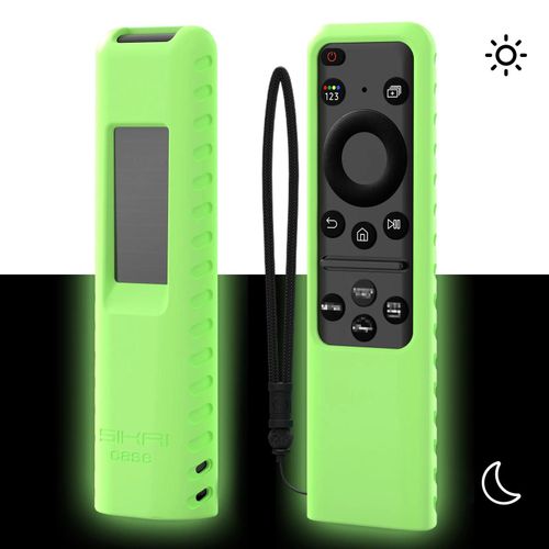 Coque en Silicone pour télécommande Samsung BN59-01432A, étui Original pour télécommande Smart TV, charge solaire 2023 TM2360E TM2361E-Fluorescent Vert
