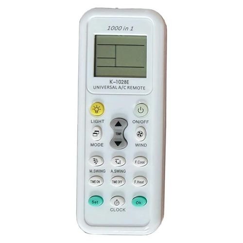 Télécommande universelle A/C pour climatiseur K-1028E, adaptée à Haier, Geli,Hitachi, Panasonic, Sharp, Gree, Midea, Bosch, Tosh-K-1028E
