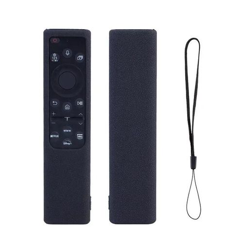 Étui de protection en Silicone pour télécommande solaire Samsung BN59-01385 et 01358D, housse lumineuse Anti-chute-Noir