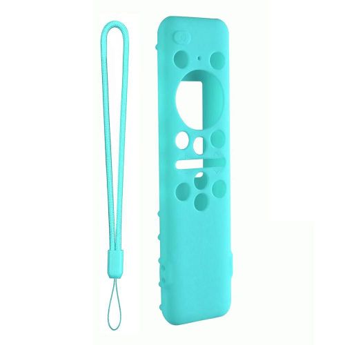 Étui de protection en Silicone pour télécommande Samsung BN59-01432A 01432B, antichoc, antidérapant, pour Smart TV, manchon souple avec lanière-Dark Vert