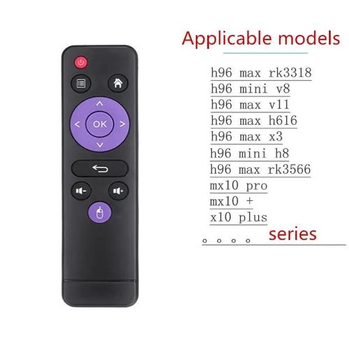 Télécommande universelle pour X96 X96mini X96W Android TV Box, contrôleur IR pour décodeur X96Q NEXBOX A95X Android 7.1 TV Box-For H96 Series