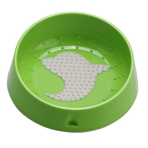 Hjlian Gamelle Antiderapante Pour Chien Et Chiot, Nettoyage De La Langue, Protection Du Cou, Support Pour Eau Et Nourriture (Vert)