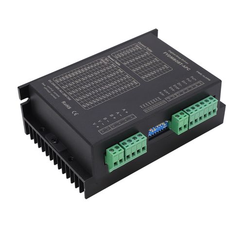XYONG Carte controleur de moteur pas a pas biphase, impulsion spontanee 42 ¡Á 57 ¡Á 60 mm, pilote de moteur pas a pas DC24-80 V AC20-70 V