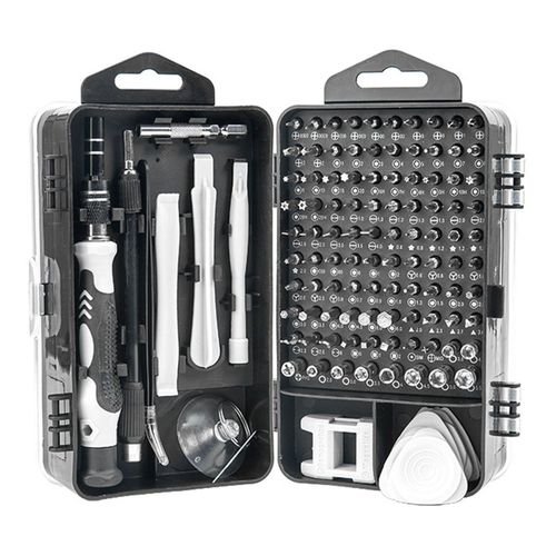 Xyong Jeu De Tournevis 115 En 1 Magnetique Precis Pour Reparation De Telephone Portable, Outils De Maintenance, Gris Et Noir