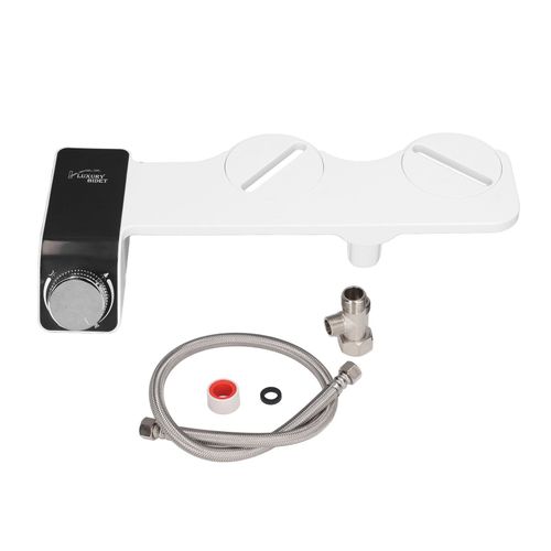 XYONG Bidet de toilette a buse unique, pression d'eau reglable, pulverisateur autonettoyant en plastique, 3/8 po, Europe