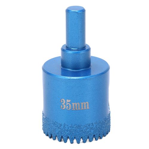 XYONG Foret a scie cloche emeri, double usage, brase, pour verre, marbre, ceramique, ouverture de 35 mm