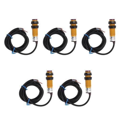 XYONG Lot de 5 interrupteurs photoelectriques infrarouges IP54, module de capteur d'evitement d'obstacles normalement ferme, 300 mA, AC90-250 V