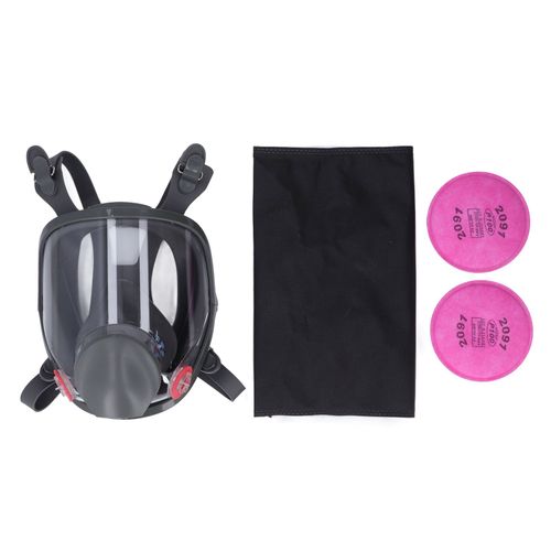 Xyong Masque Respiratoire Integral Kp100, Filtre Coton Silicone, Bonne Etancheite, Sur, Confortable, Reutilisable, Protection Integrale