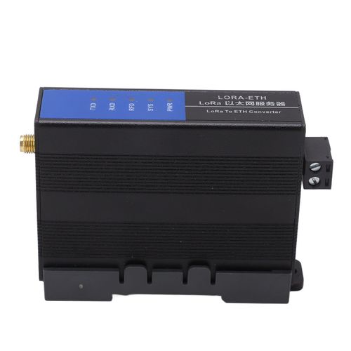 XYONG Module de transmission transparent sans fil Ethernet vers LoRa avec antenne, convertisseur de transfert de donnees serie, antenne de 10 metres