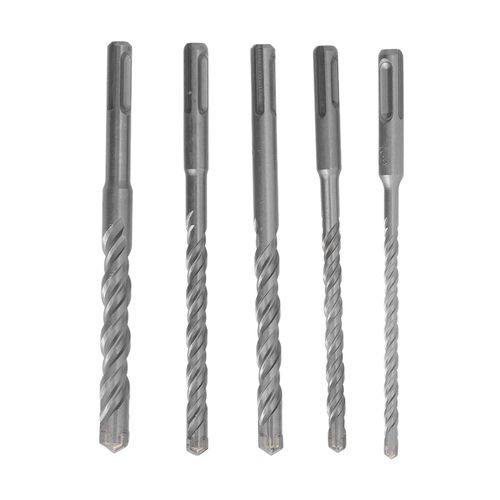 XYONG Ensemble de 5 forets a maconnerie en carbure cemente 40cr, 160 mm, pour beton, dimensions 6, 8, 10, 12, 14 mm