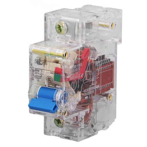 XYONG Disjoncteur transparent 1P, fonctionnement sensible, ABS, 230 V, 400 V, 100 A