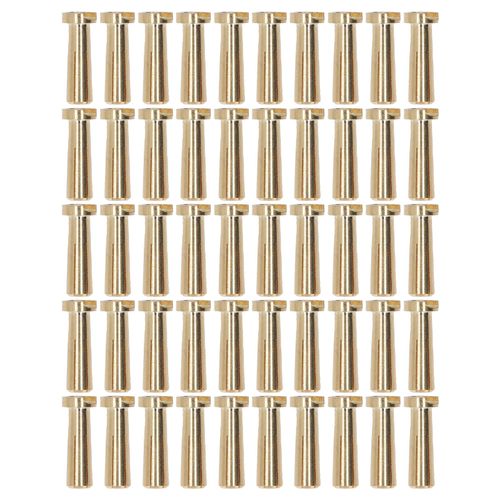 XYONG Lot de 50 connecteurs de batterie 5 mm en laiton haute durete pour moteur ESC