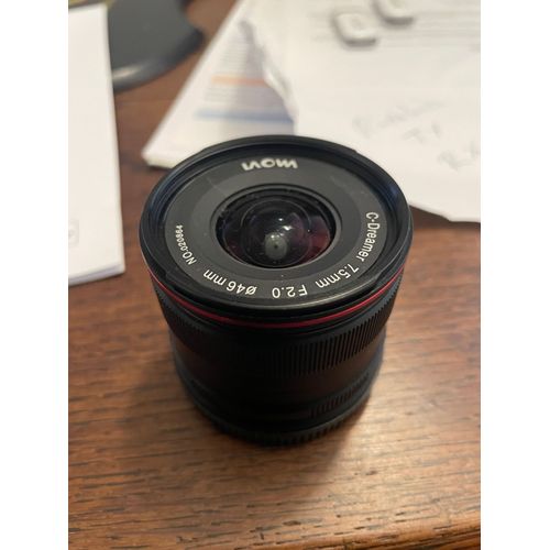 Objectif grand angle MFT C Dreamer 7,5 mm F2 46mm Laowa 200 E