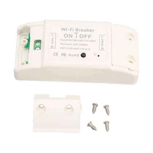 XYONG Interrupteur intelligent Wi-Fi, commande vocale mains libres, interrupteur marche/arret pour appareil electromenager, AC 100-240 V
